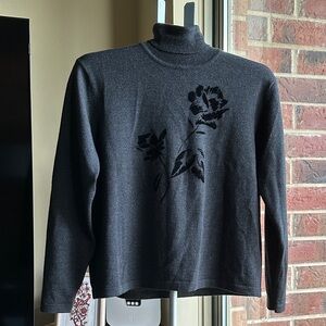 Jones New York Charcoal Sweater